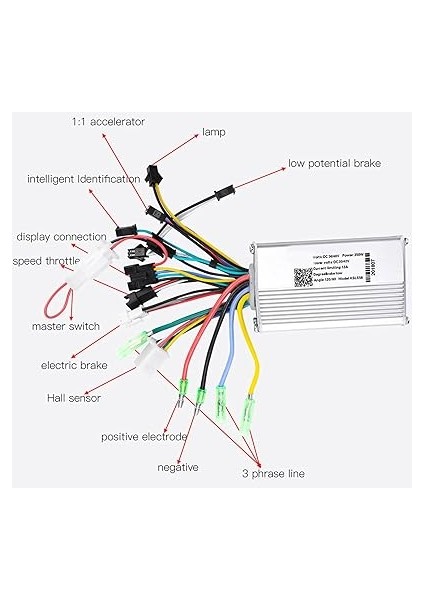 LCD Enstrüman Denetleyici Denetleyici Ölçer Metre Kontrolü 24V/36V Elektrikli Bisikletler Için Sessiz Fırçasız Motorlu Scooterlar Kolay Kurulum ((36V/48V 250W/350W)) fiyatları