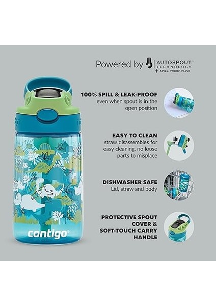 Gizmo Flip Dragon Çelik Çocuk Suluğu 380 Ml, Mavi modelleri