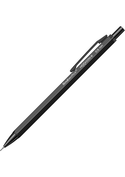 Office Hexagonr Mekanik Kurşun Kalem Siyah 0.5 mm