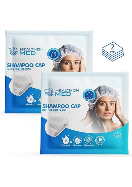 Su Kullanmadan Saç Temizleme Şampuan Bonesi (3'lü Set), Durulama Gerektirmeyez