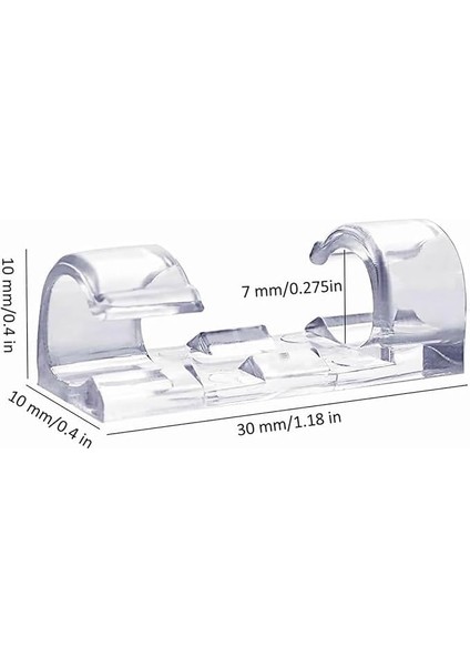 Homekablo Sabitleyici Klipsler 60 Adet Kablo Düzenleyici Duvar Fayans Cam Kablo Tutucu Yapışkanlı Klips (60 Adet) fiyatları