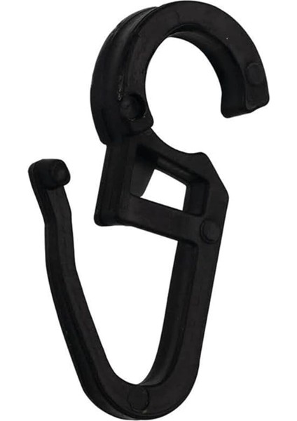 Rustik Perde Klipsi 30 Adet Siyah