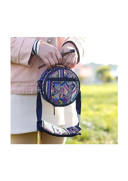 5,5 Inç Çelik Dil Davul Çantası, Eterik Davul Çantası, El Davulu, Sanskrit Davul Çantası, Kullanımı Kolay Omuz Çantası fiyatları