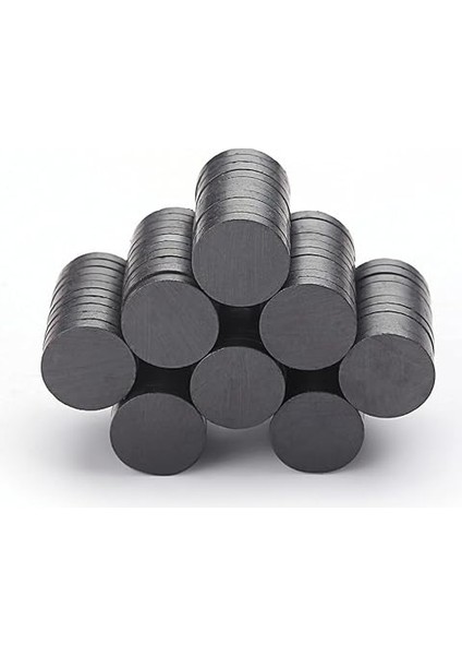 Magneteksan Ø17X3 mm Ferrit Süsleme Mıknatısı - 250 Adet