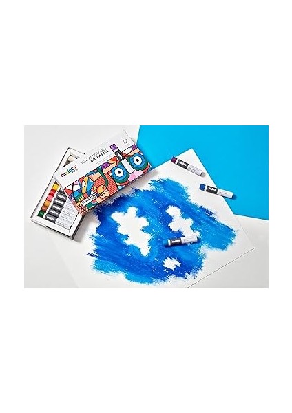 Plus Watersoluble Yağlı Pastel 24'lü (Suda Çözünür) modelleri