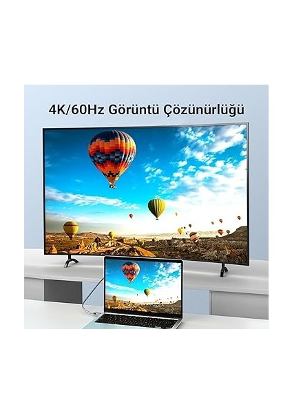 USB 3.1 Type-C Pd 100W 5A 10GBPS 4K 60Hz Destekli Kablo 1 Metre indirimleri