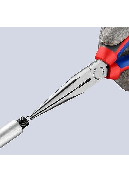 Iğne Burunlu Pense, Keskin Uçlu (Leylek Gagalı Pense) Siyah Atramentize Edilmiş, Çok Bileşenli Saplı 200 mm 26 12 200 fırsatları