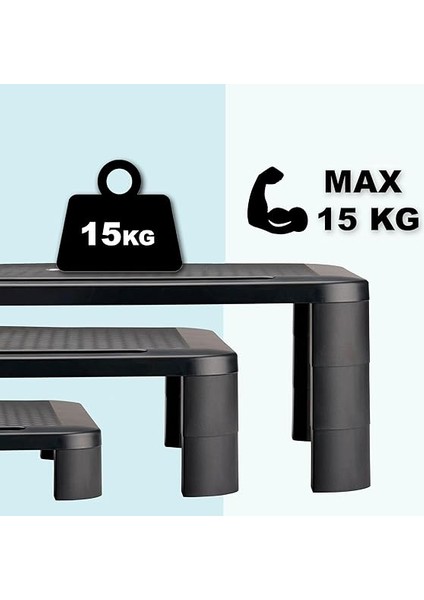 Accesorıos Monitör Standı, Yüksekliği Ayarlanabilir Bilgisayar ve Dizüstü Bilgisayar Ekran Standı, Çıkarılabilir Ayaklı, Ab'de Üretilmiştir (1 Birim) modelleri