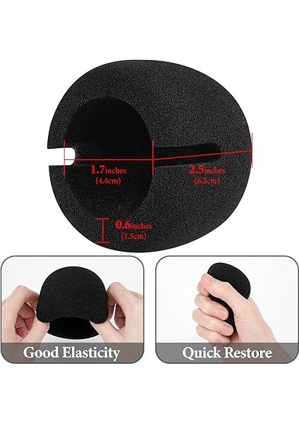 Yaratıcılar Için Köpük Ön Cam Zoom H4 Essential Recorder ile Uyumlu, Mikrofon Rüzgar Kapağı, Sünger Filtresi, Taşınabilir Dijital Kayıt Cihazı (Siyah / 2'li Paket) fırsatları