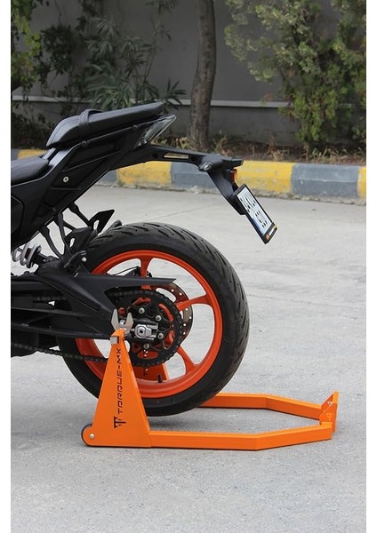 Motosiklet Arka Kaldırma Standı Rs2 Turuncu