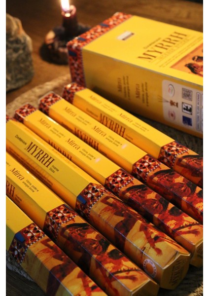 Mısır Temalı Tütsü Paket 6lı Kutu modelleri