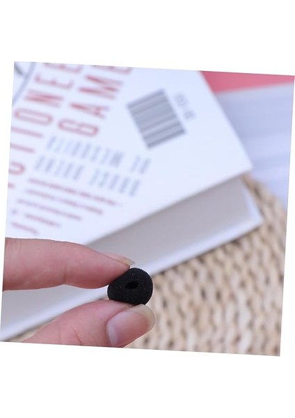 15ADET Siyah Mikrofon Rüzgar Kapağı Küçük Boy Lavalier Yaka Mikrofonu Için Yüksek Yoğunluklu Kalitesi indirimleri