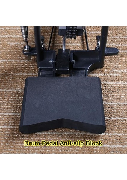 Davul Bloğu Kaymaz Blok Hi- ve Pedal Sabitleme Sistemi Davul Pedalının Kaymasını Durdurur Hi-Stand Klavye Pedalı Elektrik Bas Davul Pedalı Davul Seti Aksesuarları Için Kayma Bloğu (2'li Siyah fiyatları