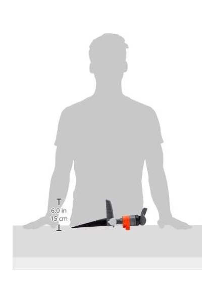 Comfort Türbinli Sulama Makinesi (Kazık Üzerinde): 450 M²'ye Kadar Geniş Alanların Sulanması Için Çim Fıskiyesi, 5 – 12 M Atış Mesafesi, Kire Dayanıklı, Sessiz ve Bakımı Kolay (8144-20) modelleri