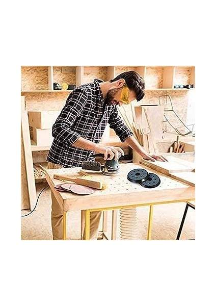 2 Adet 5 Inç 8 Delik 125MM Kanca Toka Zımpara Pedi Orbital Zımpara Disk Diskleri Aşınma Kablo Yedekleme Çubuğu Tampon Üzerinde fiyatları