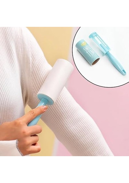 12 Adet Tüy Toplama Rulosu, Her Biri 20 Yaprak, Kedi Köpek Tüyü, Toz Toplayıcı Yapışkanlı Kağıt modelleri