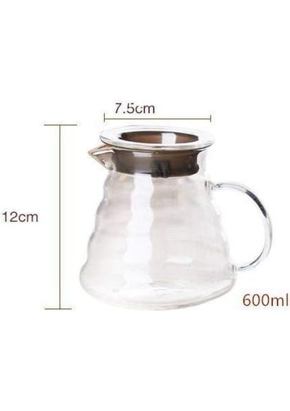 Sürahisi Borosilikat Cam Coffee Server 600 ml fiyatları