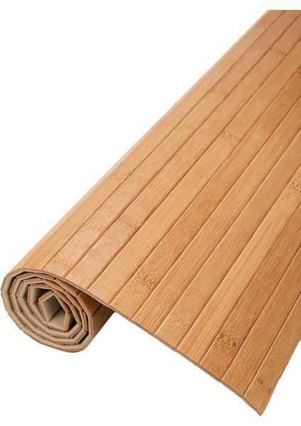 Home Kaydırmaz Tabanlı Bambu Banyo Paspası – 70X45 cm Doğal Ahşap Bambu Mat, Suya Dayanıklı, Kaymaz Paspas, Dekoratif ve Hijyenik Zemin Kaplama (50X120 Cm)