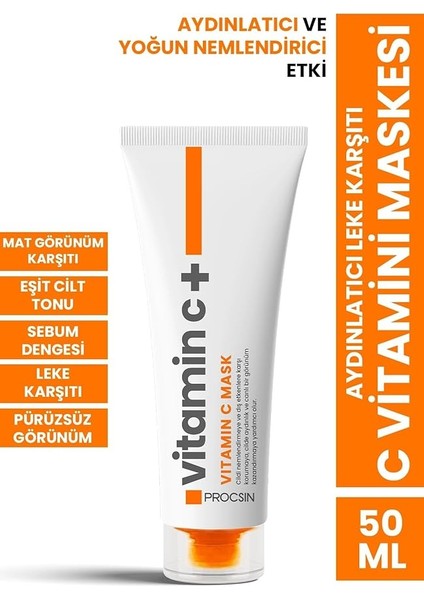 Aydınlatıcı Leke Karşıtı C Vitamini Maskesi 50 ml fiyatları