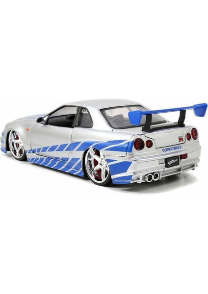 Toys, Inc. 253203044 Fast E Furious 2002 Nissan Skyl Aksesuarı, Mavi modelleri