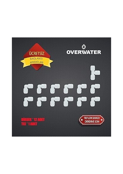 Kapalı Kasa Su Arıtma Cihazı 6 Lı Inline Filtresi Seti Aşamalı (Membransız Set) FIN60MA fiyatları