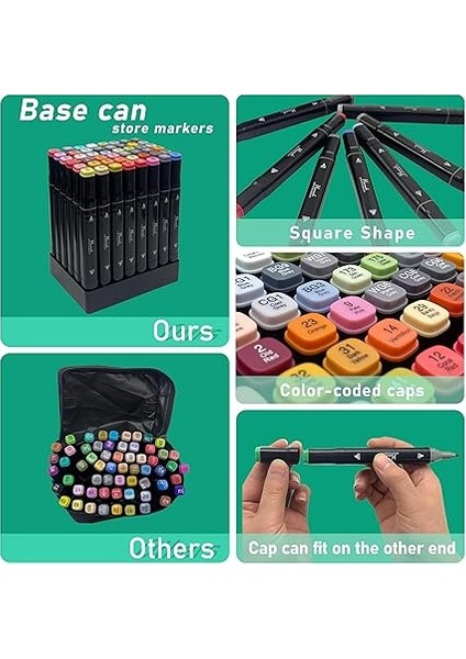 168 Parça Çantalı Marker Seti modelleri