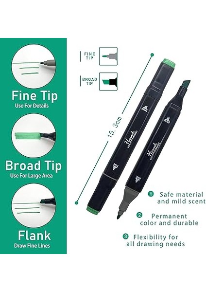 168 Parça Çantalı Marker Seti indirimleri