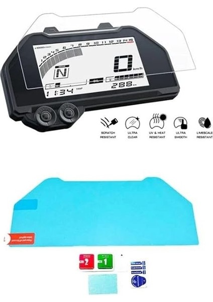 Yamaha Yzf R25 ile Uyumlu 2019 2020 2021 2022 2023 2024 2025 Gösterge Panel 9h Nano Ekran Koruyucu fiyatları