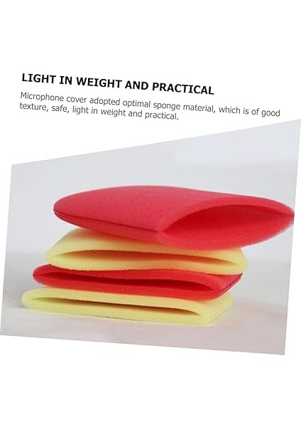 15ADET Kalın Mikrofon Kapağı Seti Rüzgar Önleyici Mikrofona Uygun Sünger Kılıf Renk Seçenekleri ile Kaydını Iyileştirin modelleri