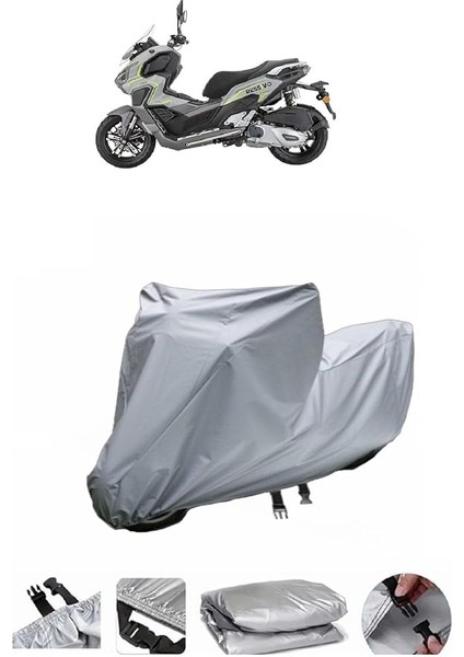 Mondial 250 Ressivo Arka Çanta Uyumlu Ultra Kalın Motosiklet Brandası