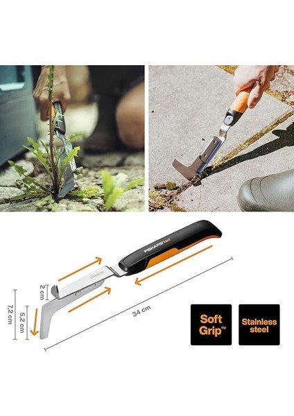 Küçük Ayıklama Bıçağı, Yabani Otları ve Yosunları Temizlemek Için, Siyah/turuncu, 1027045 fiyatları