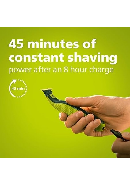Oneblade QP2824/10 Yüz ve Vücut Hibrit Tıraş Makinesi, Misket Limonu Yeşili, Kömür Grisi modelleri
