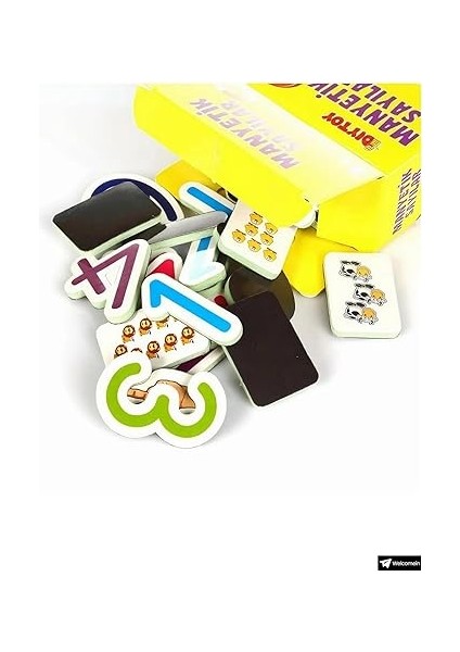 Manyetik Mıknatıslı Türkçe - Ingilizce Harfler ve Sayılar Eğitici Alfabe ve Sayı Magnet fırsatları