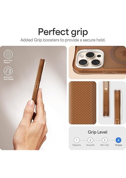 Ciel By Cyrıll iPhone 16 Pro Max Magsafe Kılıf Ultrasheer Mag Sararma Karşıtı Hava Kanalı Teknolojisi™ Askeri Sınıf Koruma Espresso Mat Kapak - ACS08246 indirimleri