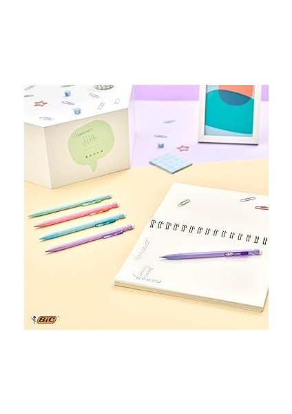 Matic Pastel 0.7 Uçlu Versatil Kalem 10'lu Poşet, 5 Farklı Pastel Renk, 3 Adet 0.7 Hb Uç Ile, Kolayca Silinir indirimleri