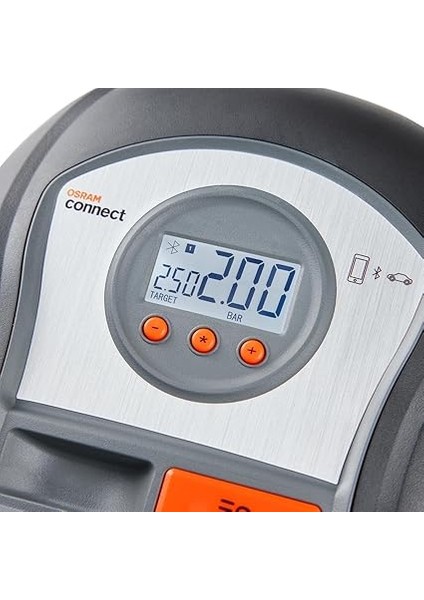 OTIC650 Bağlantı Dijital Lastik Kompresörü, Hava Kaçağı Tespiti, LED Işık, Taşınabilir 12V Araç Lastik Pompası, Sigara Çakmağı Bağlantısı indirimleri