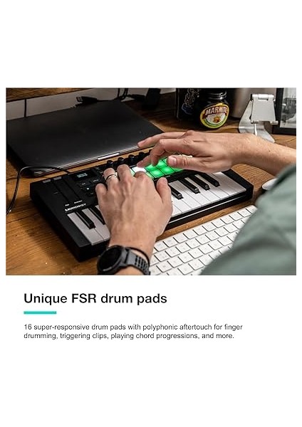 Launchkey Mini 25 [mk4] — Taşınabilir 25 Mini Tuşlu, Usb, Mıdı Klavye Kontrolörü, Daw Entegrasyonu Ile. Akor Modu, Ölçek Modu, Davul Pedleri ve Arpejjatör. Müzik Yaratma Yazılımı Paketi Dahil fırsatları