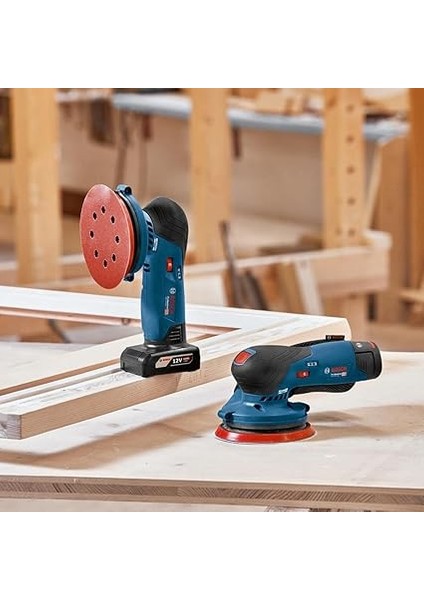 Professional Gex 12V-125 Akülü Eksantrik Zımpara (12 Volt, Solo, Zımpara Tabanı Çapı: 125 Mm, 6.000-10.000 Dev/dak, Karton Kutuda) fırsatları