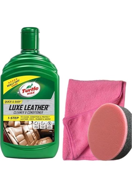 Wax Deri Temizleyici ve Besleyici Krem 500 Ml, Mikrofiber Bez, Cila Sünger