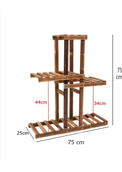 Kahveri Saksı Standı Bahçe Saksılık Çiçek Rafı Ahşap Saksılık fiyatları