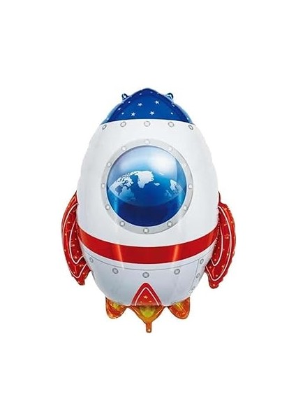 Gitti Uzay Konsepti 2 Yaş Doğum Günü Parti Kutlama Seti; Astronot, Ufo ve Uzay Gemisi Folyo Balon Set indirimleri