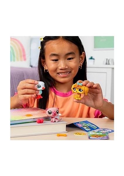 Pet Shop Bandai BF00617 3 Evcil Hayvanlı Paket, Aksesuar, Koleksiyon Kartı ve Sanal Kod, 7. Nesil, Evcil Hayvanlar #43#118#111, 4 Yaşından Büyük Çocuklar + indirimleri