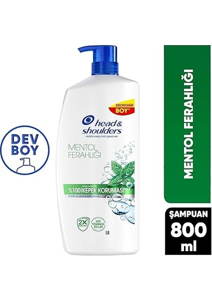 &amp; Shoulders Mentol Ferahlığı Kepeğe Karşı Etkili Şampuan 800ML fiyatları