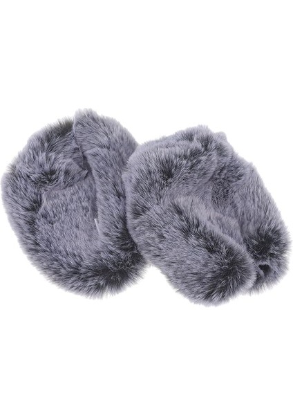 Mikrofon Rüzgarlık Muff Seti 2 Adet Evrensel Peluş Mikrofon Kılıfları Mk4 Gürültü Azaltma Siyah Gri Röportaj Sahnesi Ktv Için