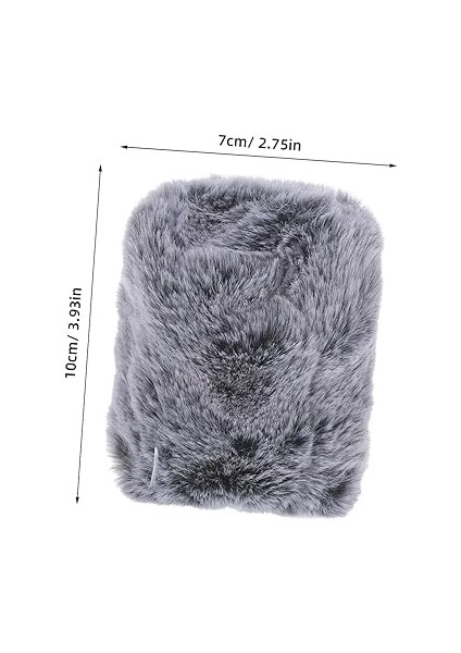 Mikrofon Rüzgarlık Muff Seti 2 Adet Evrensel Peluş Mikrofon Kılıfları Mk4 Gürültü Azaltma Siyah Gri Röportaj Sahnesi Ktv Için fiyatları