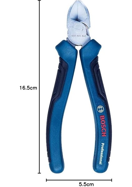 Professional 160 mm Yan Keski, Krom Vanadyum Çelik, Kauçuk Sap Yüzeyi modelleri