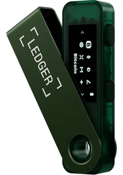 Nano S Plus Zümrüt Yeşili Kripto Para Cüzdanı