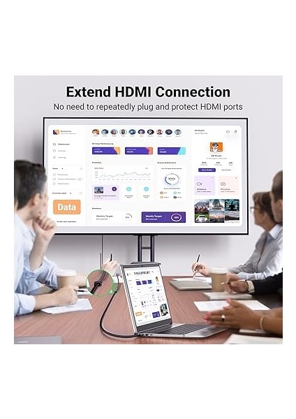 8k HDMI 2.1 Uzatma Kablosu Dişi Erkek HDMI Uzatma UHD Arc Desteği Ps5, Xbox One Vb.(1m) fiyatları