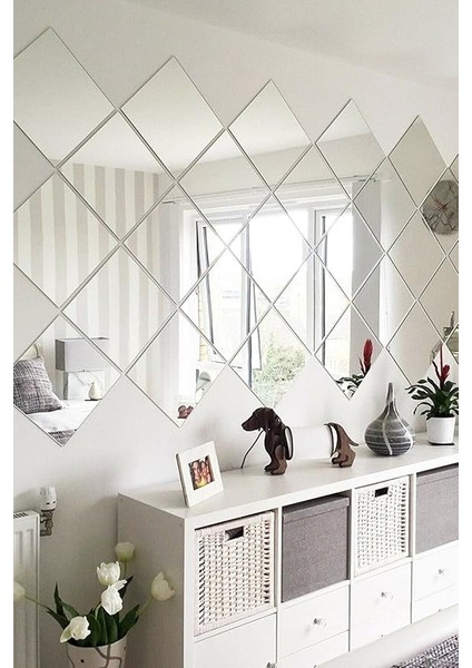 4 Parçalı 25X25 Dekoratif Ayna fırsatları