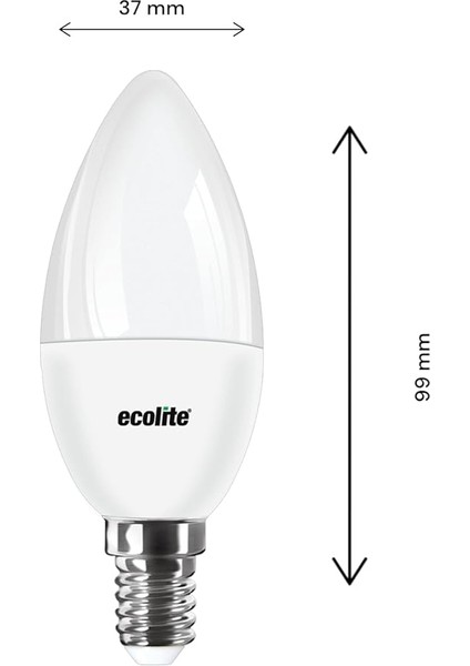 8.5W LED Mum Ampul – E14 Duy, 810 Lümen, 3000K Sarı Işık, 60W Eşdeğer, 3’lü Paket, Opal Dekoratif Ampul, Dimmer Uyumlu Değil,%86 Enerji Tasarrufu, 99X37 mm (Sarı) fırsatları